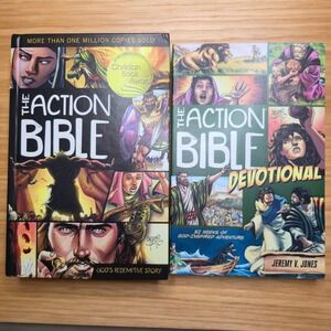 The Action Bible Devotional Set Graphic Comic God's Redemptive Story Cook Jones